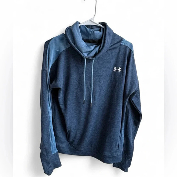 Under Armour Women's Featherweight Fleece Funnel Neck size Medium - Picture 3 of 7